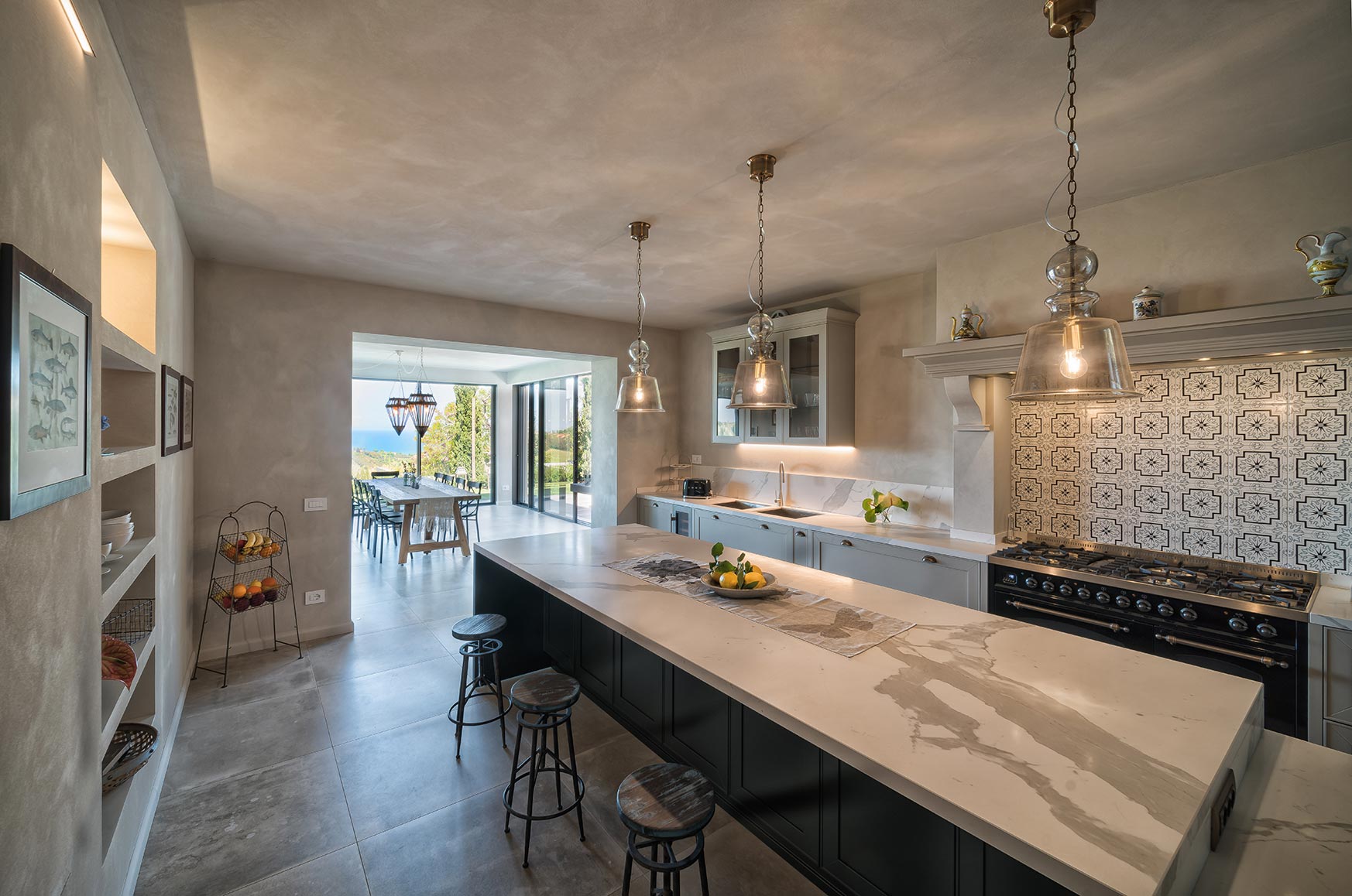 Open-plan-living_Kitchen-to-dining_Villa-Olivo_Photo-credit_Davide-Bischeri